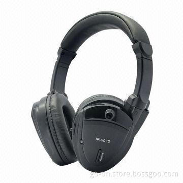 Fashionable Design IR Wireless Headphones for Car, with Dual Channel and Leather Headband